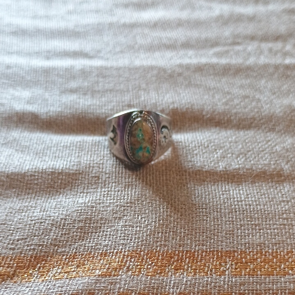 Sterling Silver Ring with Turquoise Stone